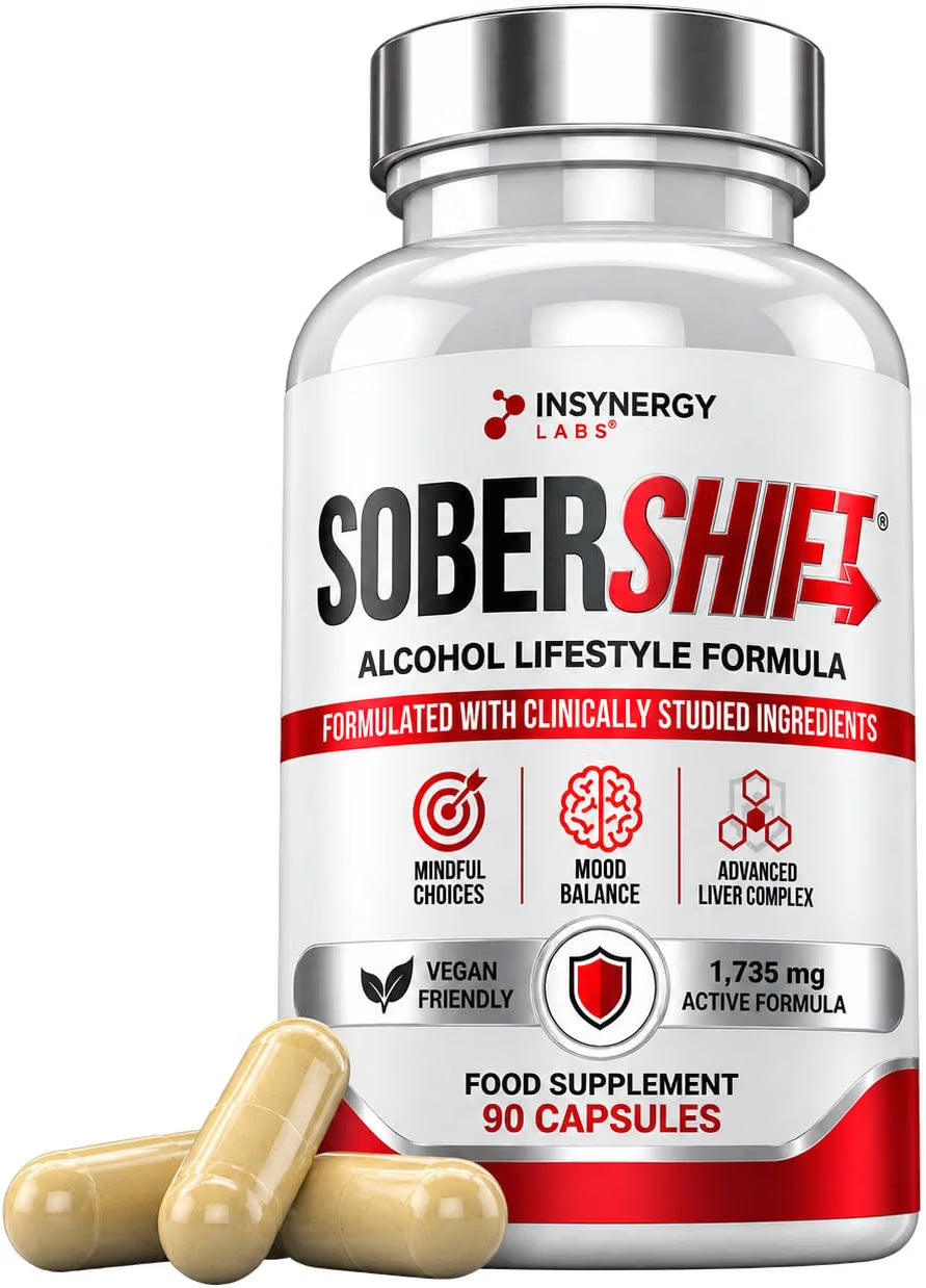 SoberShift 40% Kudzu Root Complex with NAC & L-Theanine – 90 Capsules