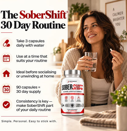SoberShift 40% Kudzu Root Complex with NAC & L-Theanine – 90 Capsules