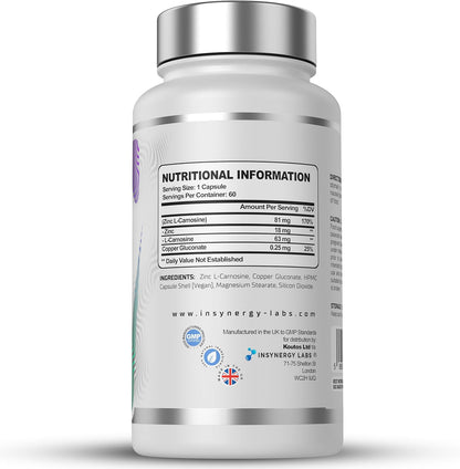 Zinc L-Carnosine PRO 81mg with Copper