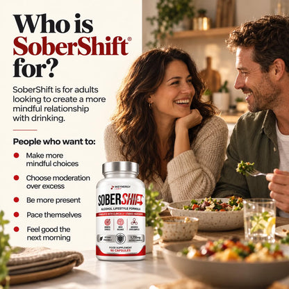 SoberShift 40% Kudzu Root Complex with NAC & L-Theanine – 90 Capsules