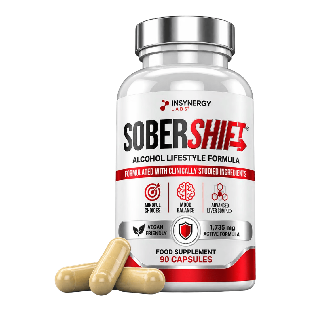 SoberShift 40% Kudzu Root Complex with NAC & L-Theanine – 90 Capsules